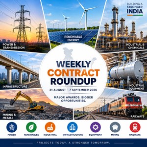 Weekly Contract Roundup: India Records Over ₹10,300 Crore in Major Project Awards